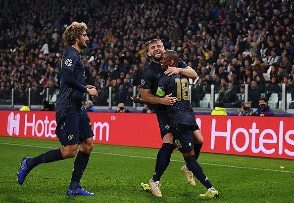 Manchester United's hopes of qualification rested on this match
